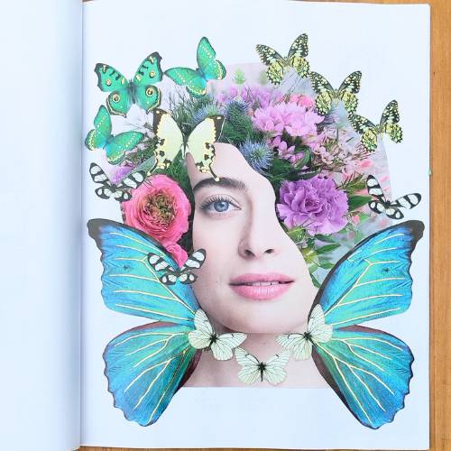Collage papillons - Les paillettes by Pepite