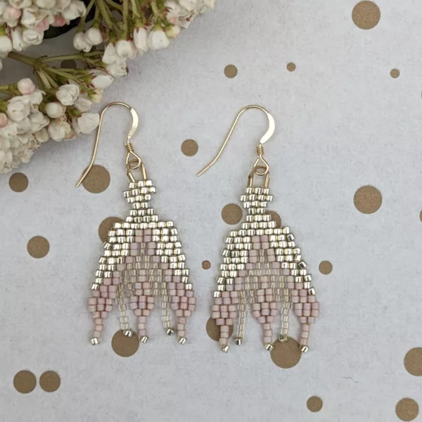 Boucles d'oreilles flowers prunus